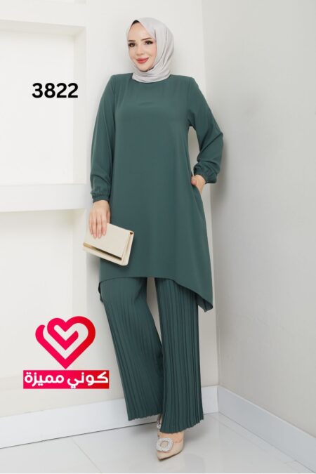 طقم 3822 فستقي