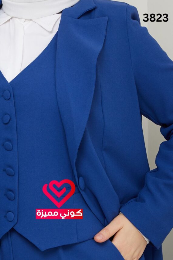 طقم 3823 ازرق