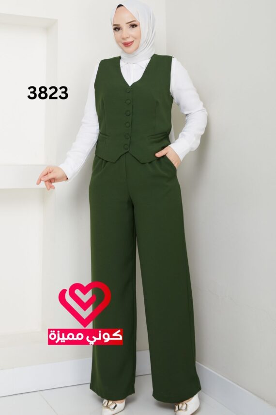 طقم 3823 زيتي