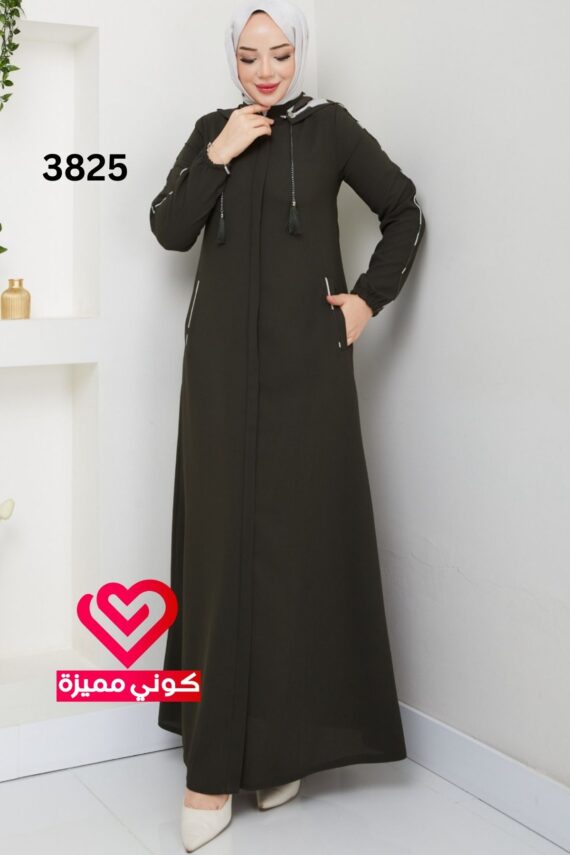 جلباب 3825 زيتي