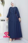 فستان 3828 كحلي