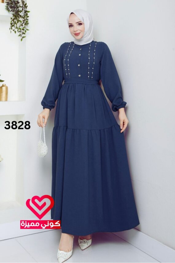 فستان 3828 كحلي
