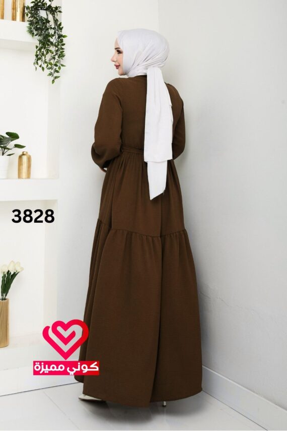 فستان 3828 بني