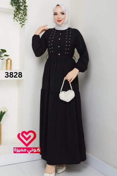 فستان 3828 اسود