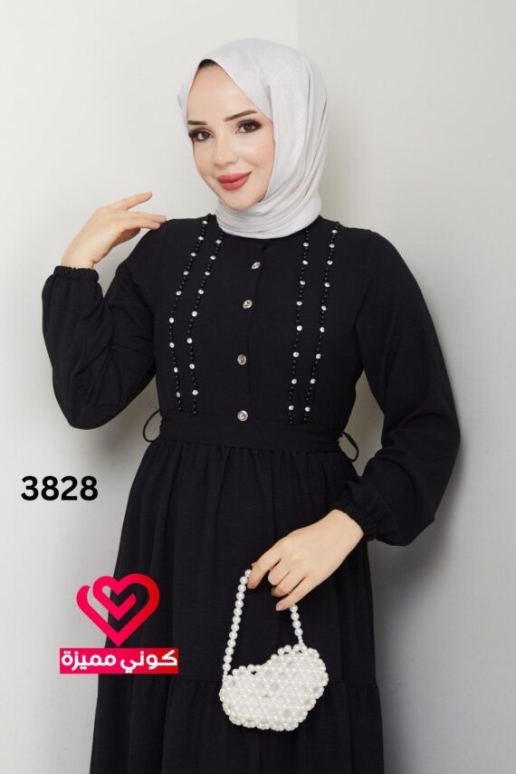فستان 3828 اسود