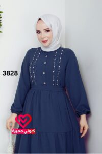 فستان 3828 كحلي