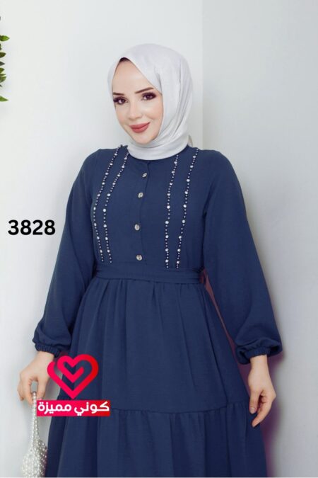 فستان 3828 كحلي