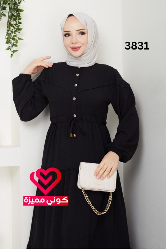 فستان 3831 اسود