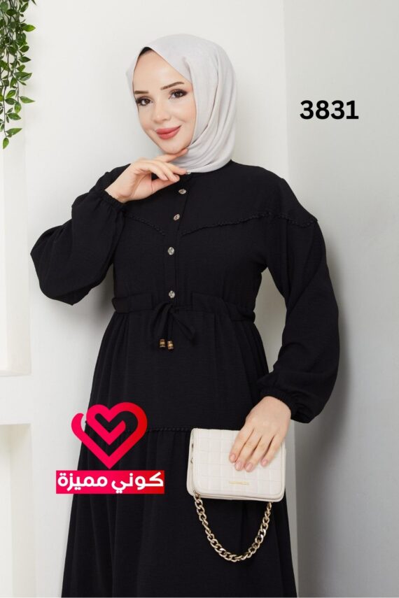 فستان 3831 اسود