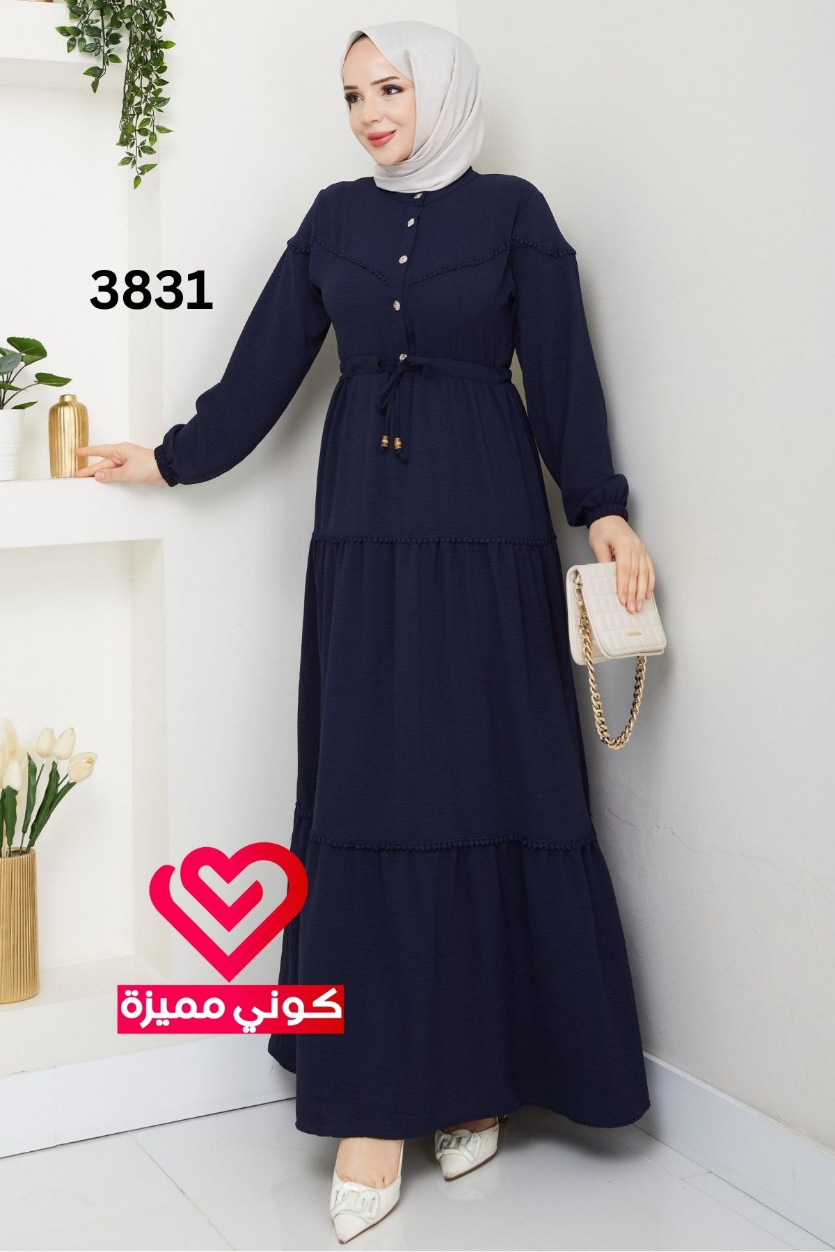 فستان 3831 كحلي