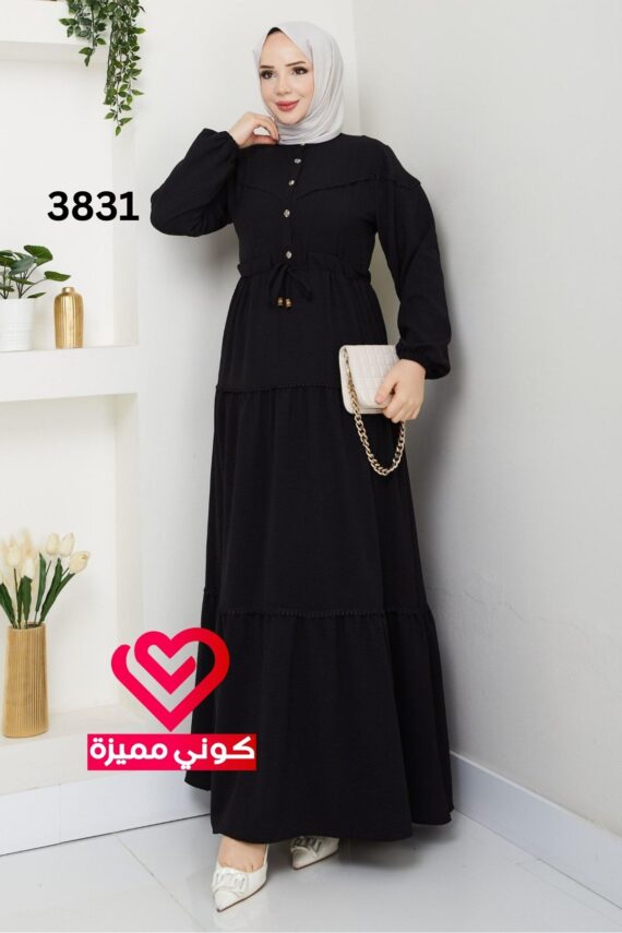فستان 3831 اسود