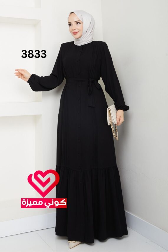 فستان 3833 اسود