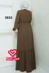فستان 3833 عسلي