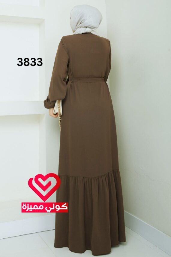 فستان 3833 عسلي