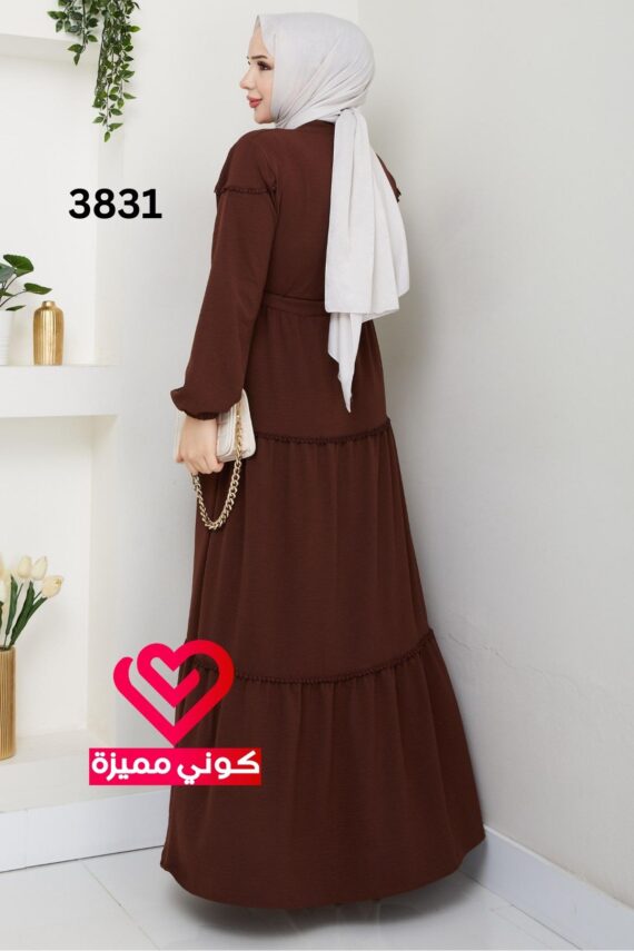 فستان 3831 بني