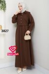 فستان 3827 بني