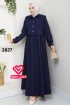 فستان 3827 كحلي
