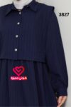 فستان 3827 كحلي