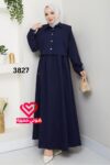 فستان 3827 كحلي