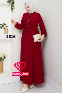 فستان 3816 احمر